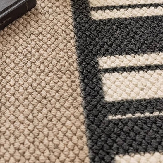 Classic Scandinavian 3D design Wilton woven carpet (Piano Keys)