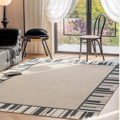 Classic Scandinavian 3D design Wilton woven carpet (Piano Keys)