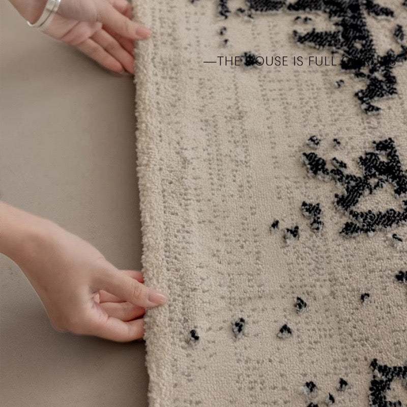Classic Nordic 3D design Wilton woven carpet (Embossed) 
