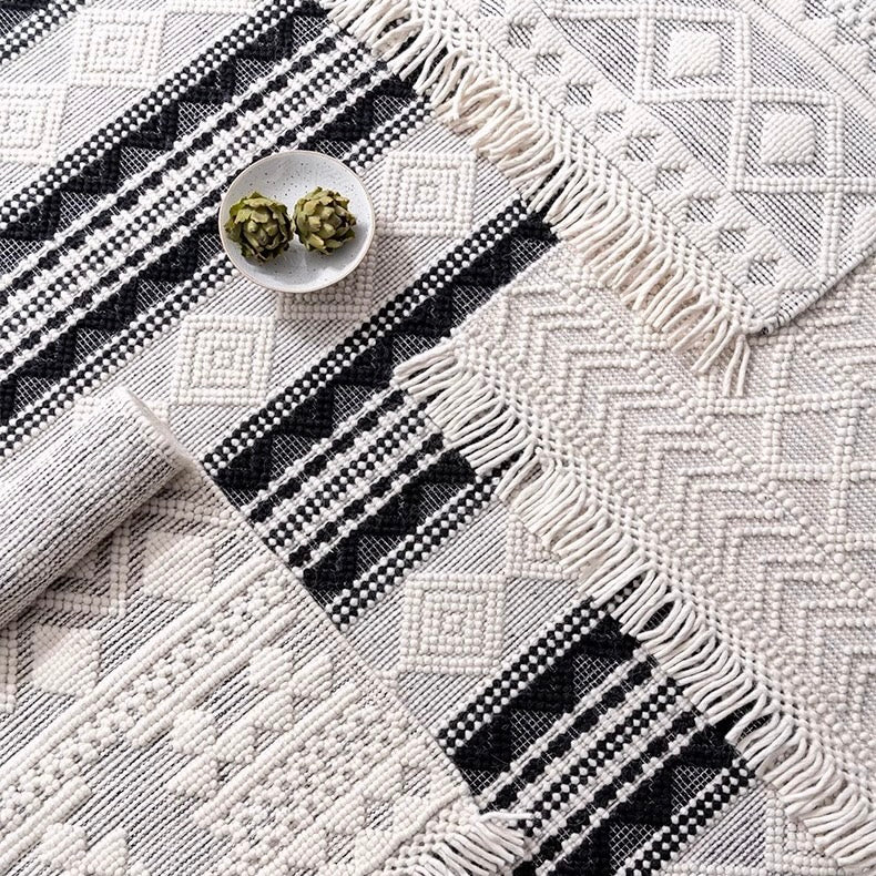 Hand-woven carpet made from only natural materials! A high-quality product that you can use for a long time (Mexico-01)