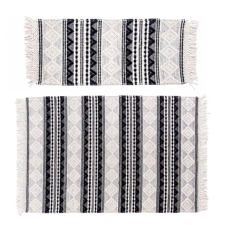 Hand-woven carpet made from only natural materials! A high-quality product that you can use for a long time (Mexico-01)