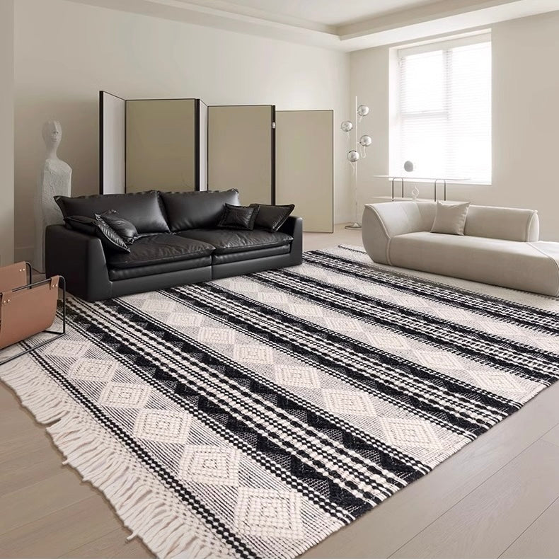 Hand-woven carpet made from only natural materials! A high-quality product that you can use for a long time (Mexico-01)