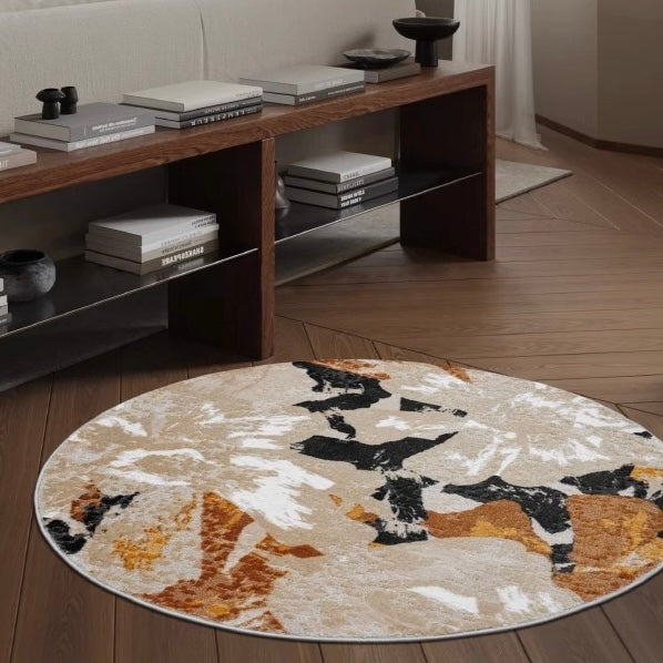 Classic Scandinavian 3D design Wilton woven carpet (Moonlit Garden) 