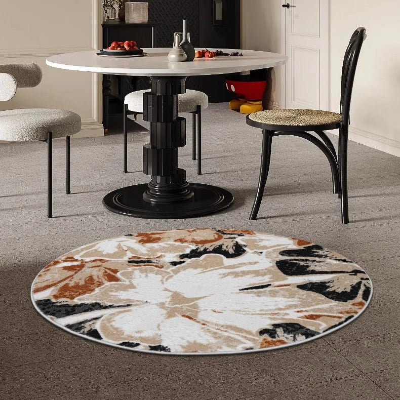 Classic Scandinavian 3D design Wilton woven carpet (Moonlit Garden) 