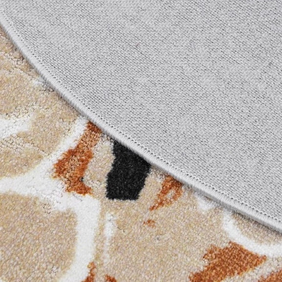 Classic Scandinavian 3D design Wilton woven carpet (Moonlit Garden) 