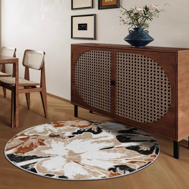 Classic Scandinavian 3D design Wilton woven carpet (Moonlit Garden) 