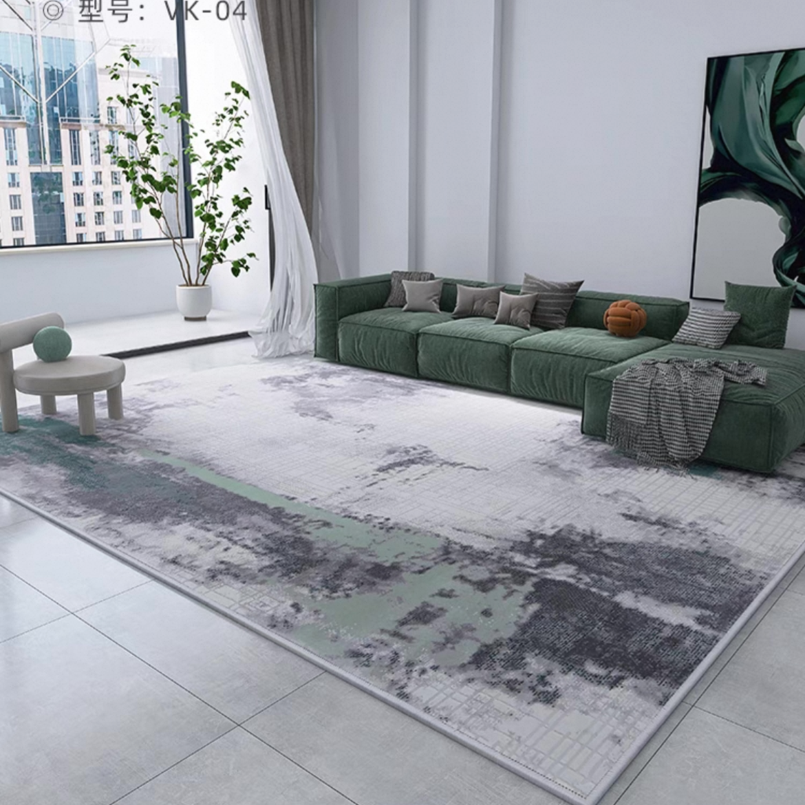 Classic Nordic 3D design Wilton woven carpet (Turkish carpet 23) 