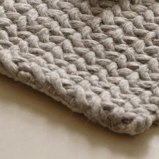 Hand-woven carpet made from only natural materials! A high-quality item that you can use for a long time (wheat ear)