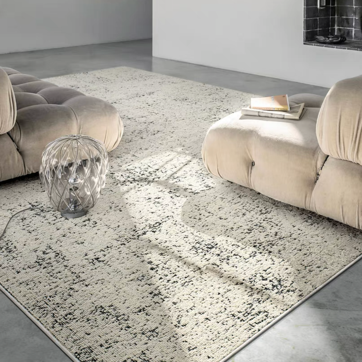 Classic Scandinavian 3D design Wilton woven carpet (CoCo)