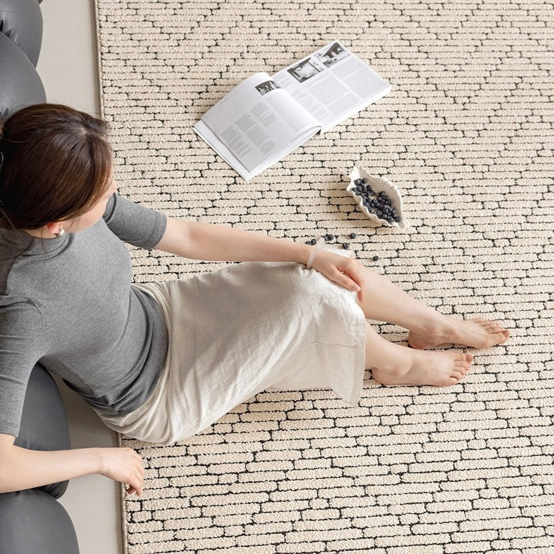 Classic Scandinavian 3D design Wilton woven carpet (Waterproof Carpet-02) 