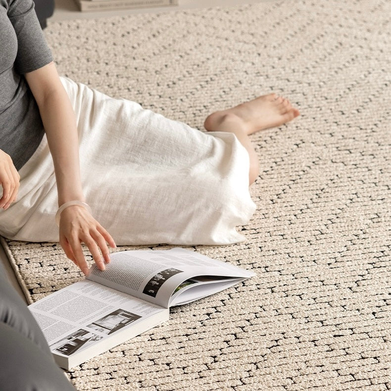 Classic Scandinavian 3D design Wilton woven carpet (Waterproof Carpet-02) 