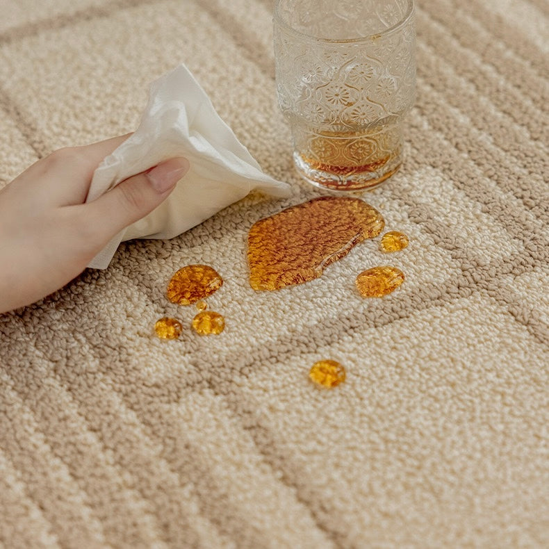 Classic Scandinavian 3D design Wilton woven carpet (Waterproof Carpet-16) 