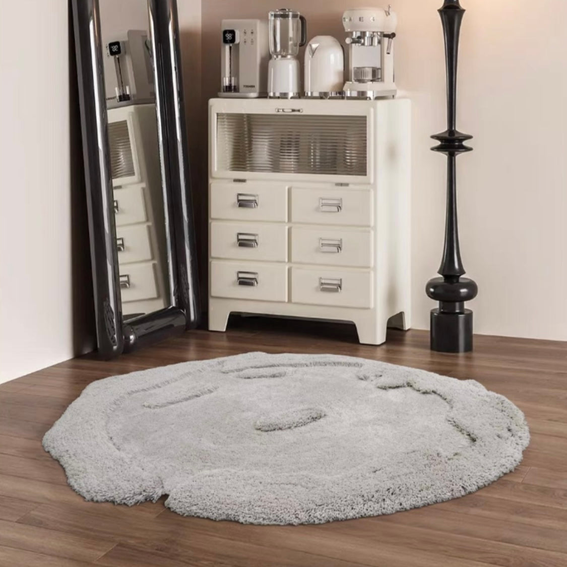 Classic Scandinavian 3D design Wilton woven carpet (Hilltop) 