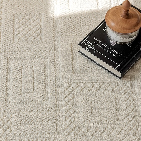 Classic Scandinavian 3D design Wilton woven carpet (Waterproof Carpet-39) 