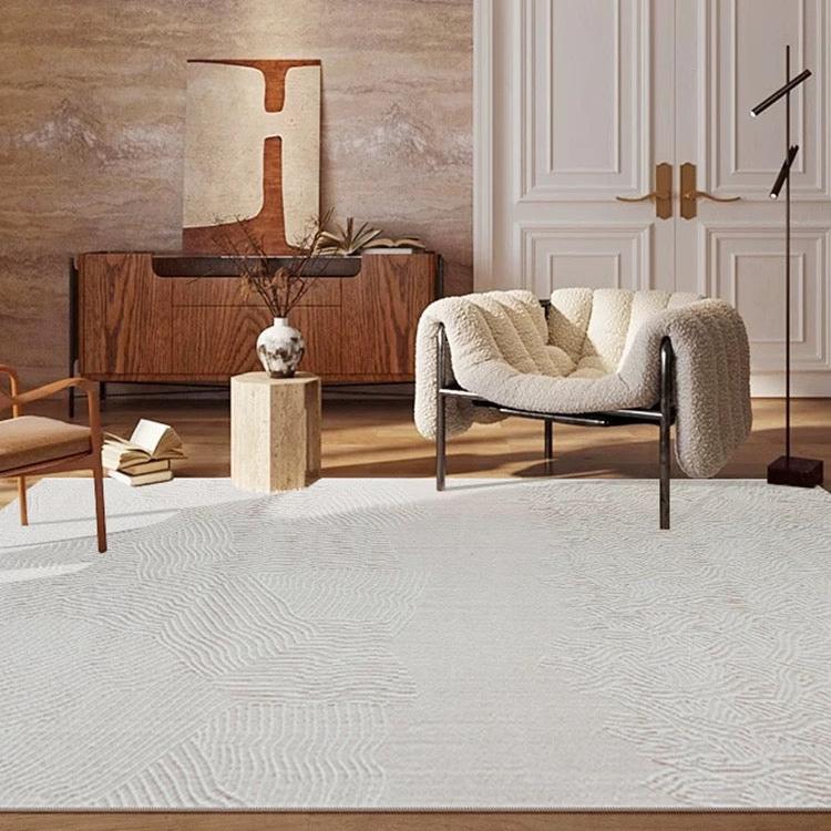 Classic Nordic 3D design Wilton woven carpet (Clear Moon) 