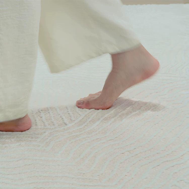 Classic Nordic 3D design Wilton woven carpet (Clear Moon) 
