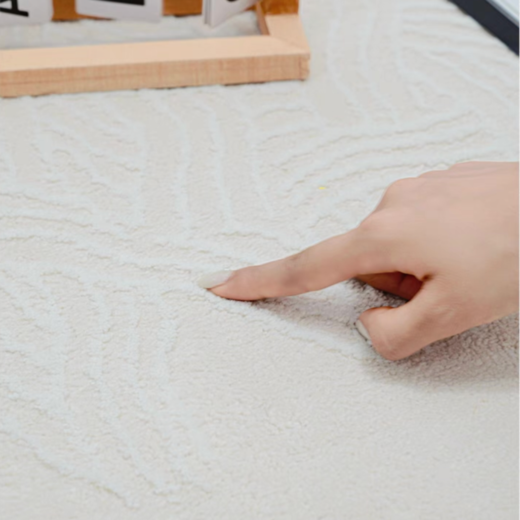 Classic Nordic 3D design Wilton woven carpet (Clear Moon) 