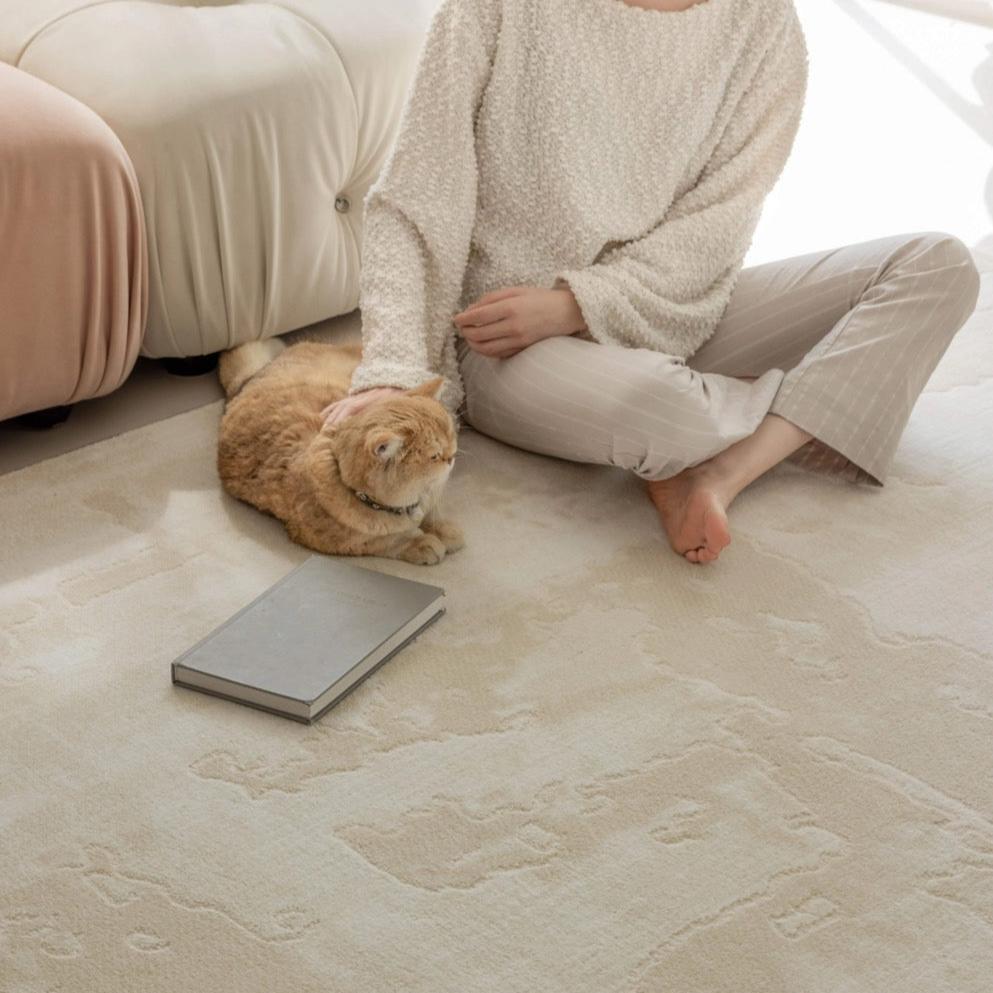 Classic Scandinavian 3D design Wilton woven carpet (Lille) 