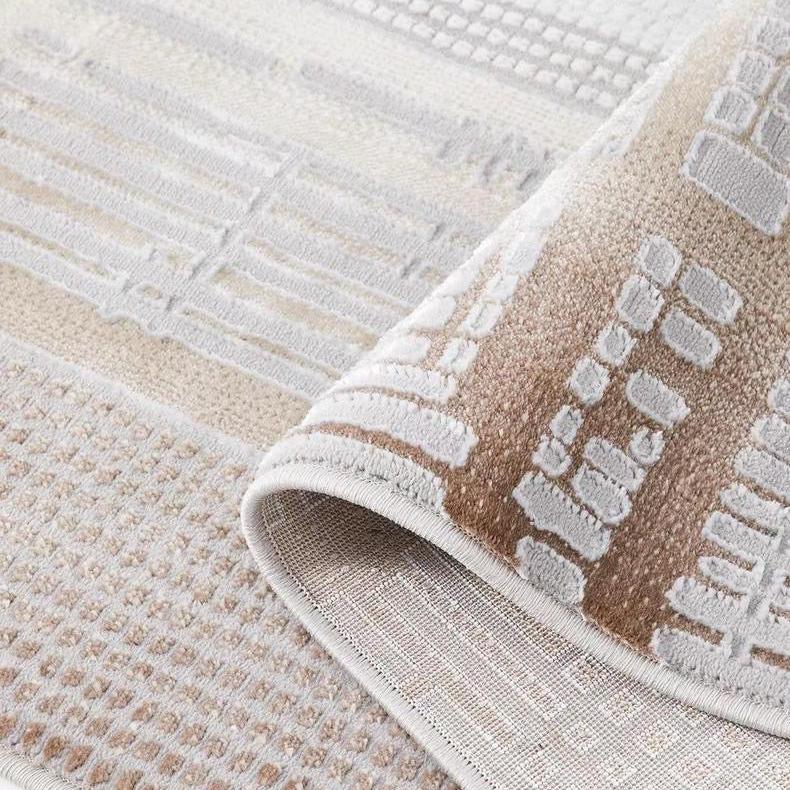Classic Nordic 3D design Wilton woven carpet (brs) 