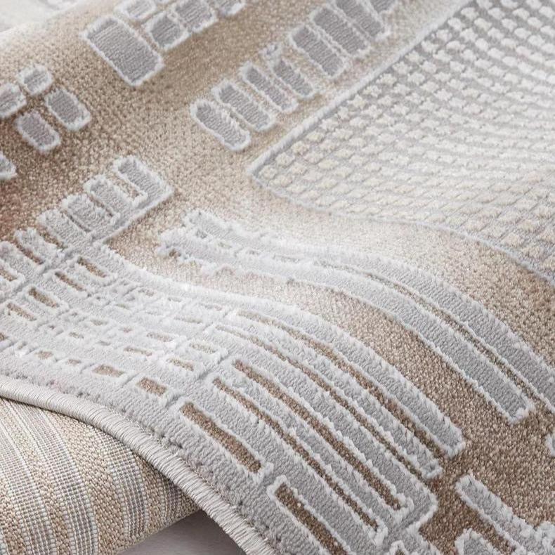 Classic Nordic 3D design Wilton woven carpet (brs) 
