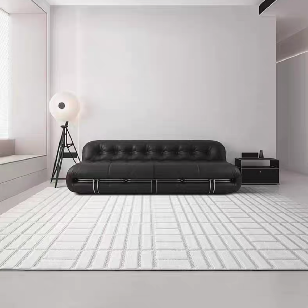 Classic Nordic 3D design Wilton woven carpet (Lz) 