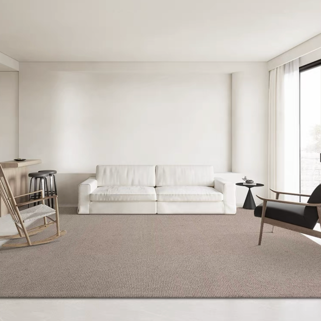 Classic Nordic 3D design Wilton woven carpet (Sophia DG)