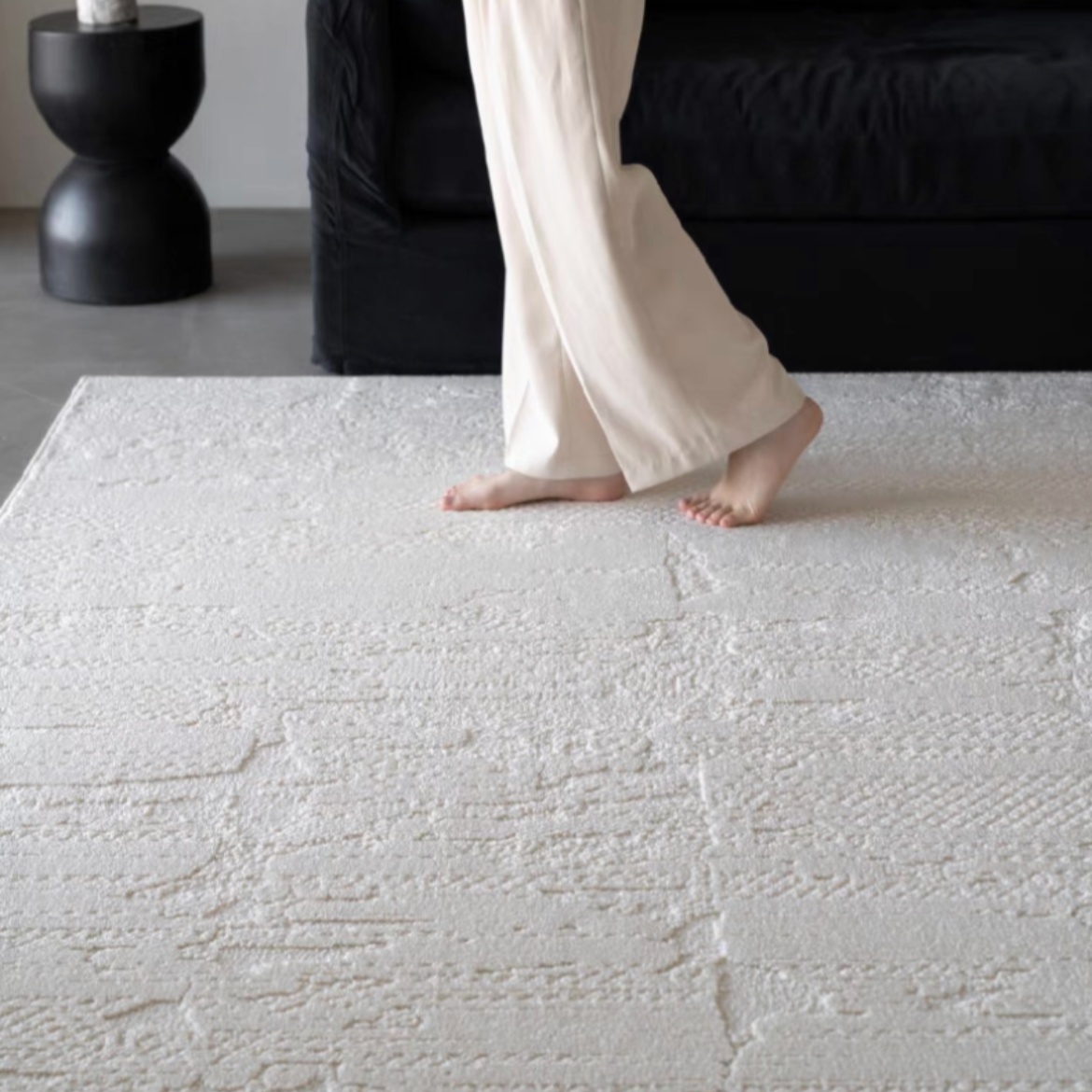 Classic Scandinavian 3D design Wilton woven carpet (Faustin) 