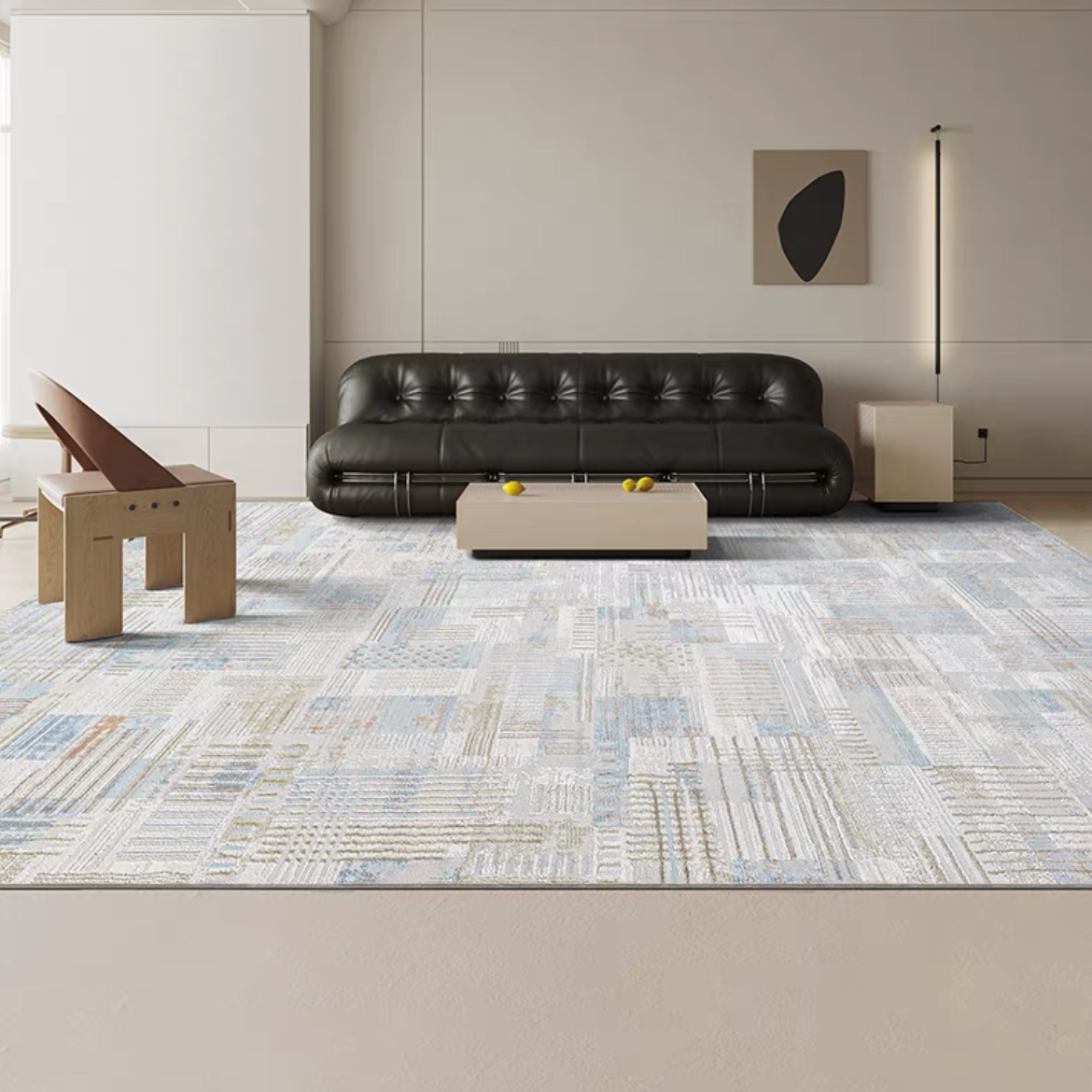 Classic Nordic 3D design Wilton woven carpet (mona) 
