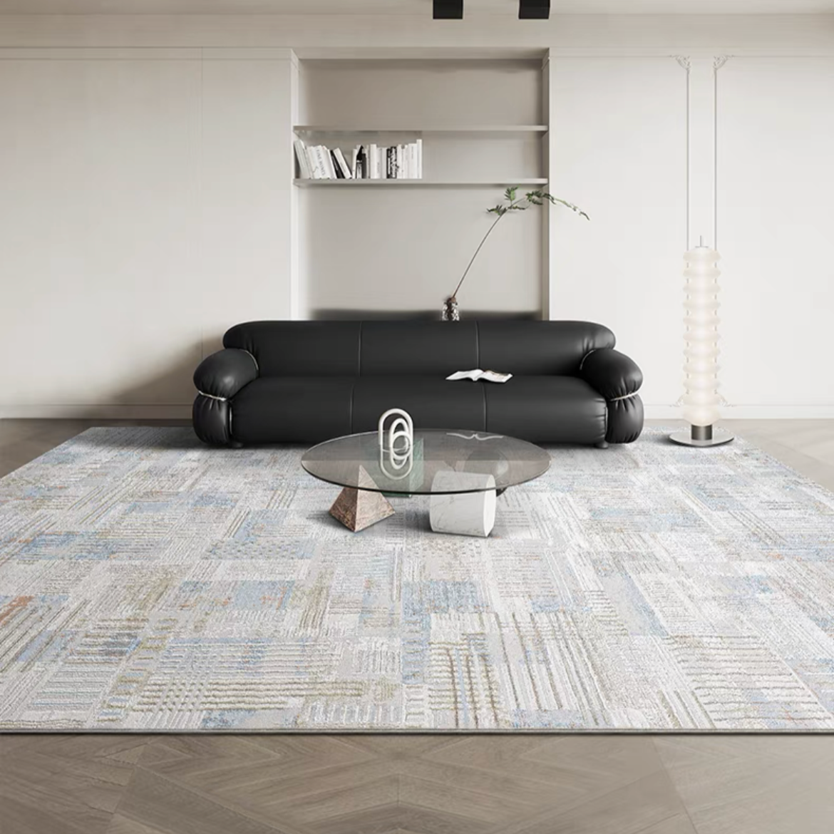 Classic Nordic 3D design Wilton woven carpet (mona) 