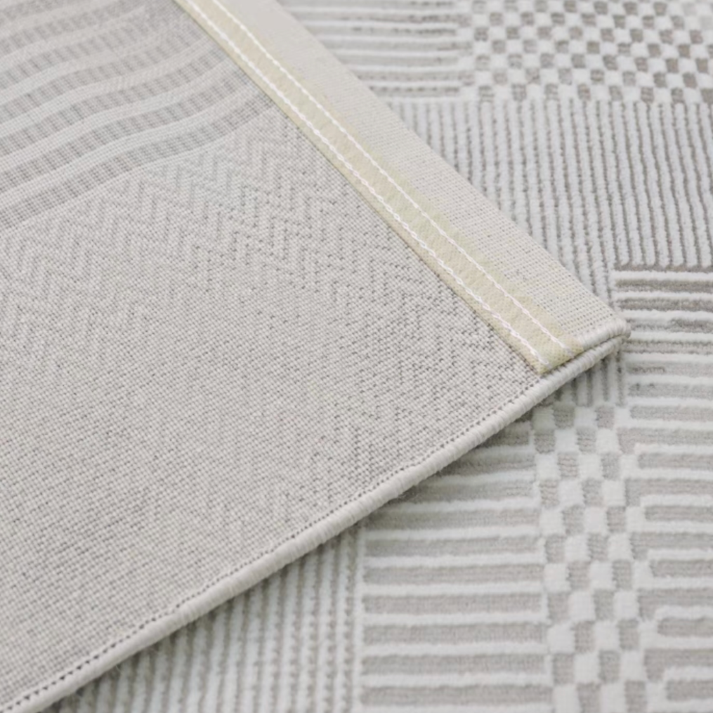 Classic Nordic 3D design Wilton woven carpet (velvet) 