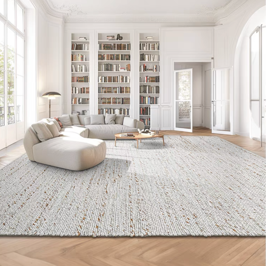Classic Scandinavian 3D design Wilton woven carpet (CASABLANCA)