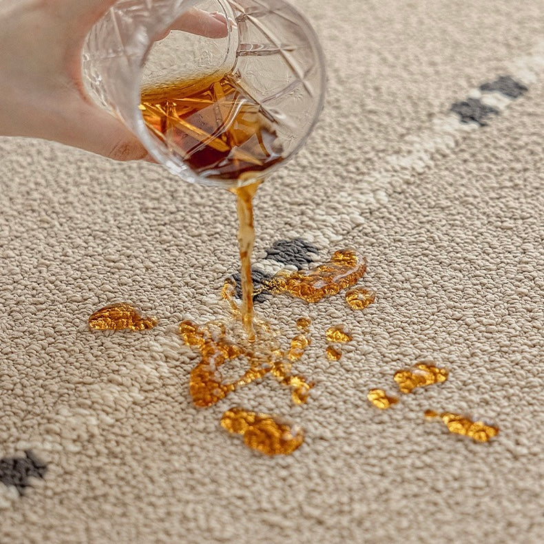 Classic Scandinavian 3D design Wilton woven carpet (Waterproof Carpet-04) 