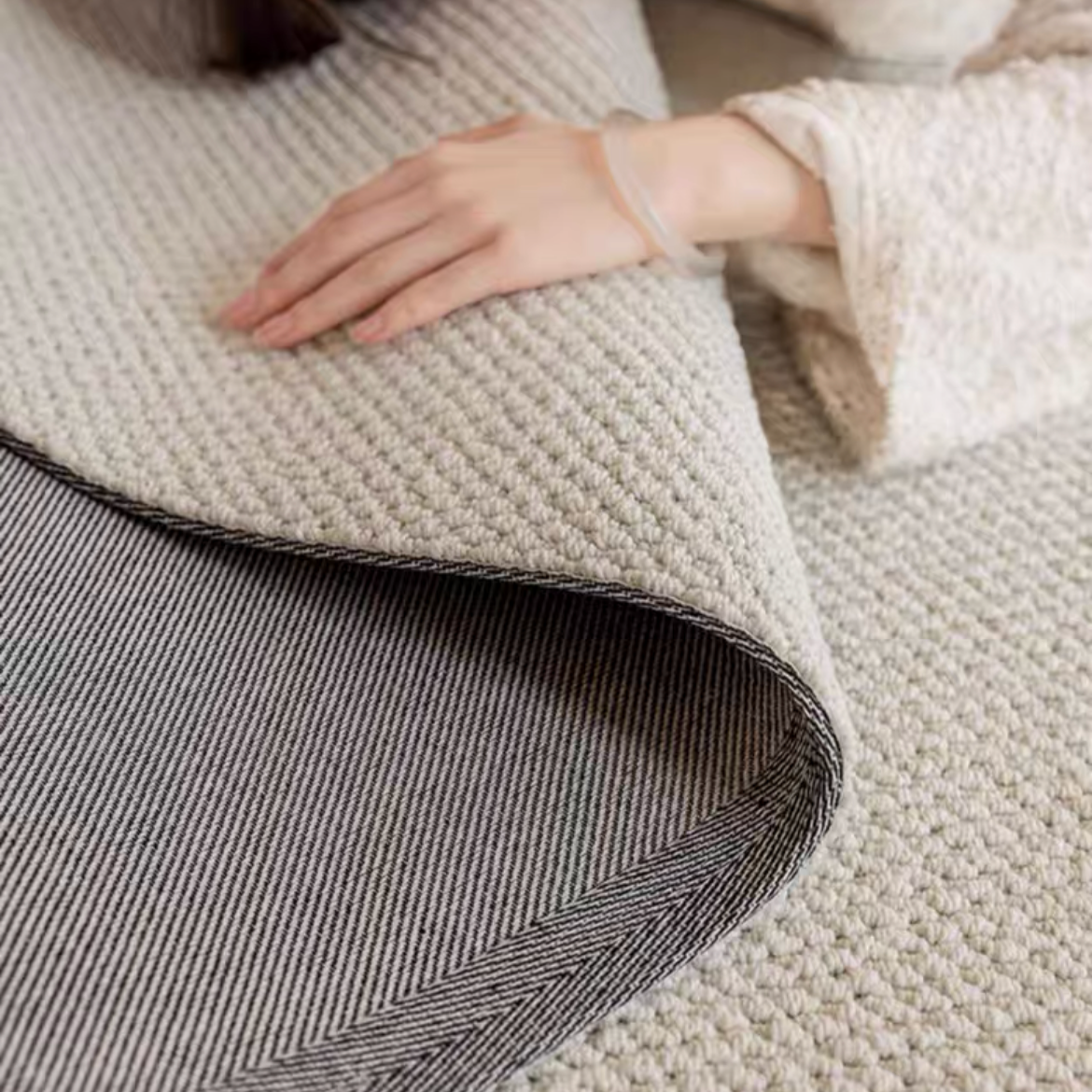 Classic Scandinavian 3D design Wilton woven carpet (Auckland) 