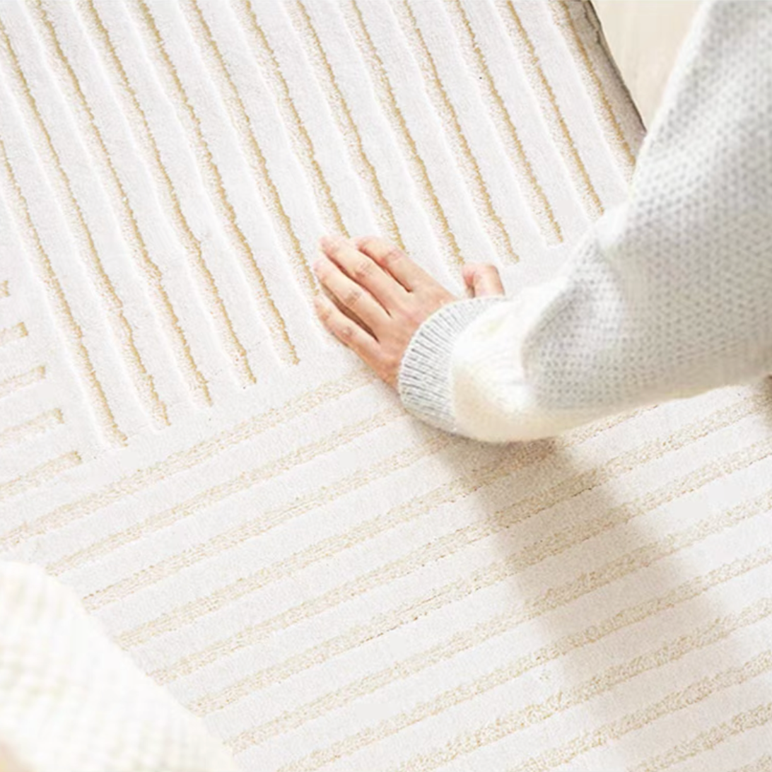 Classic Nordic 3D design Wilton woven carpet (Winnie) 