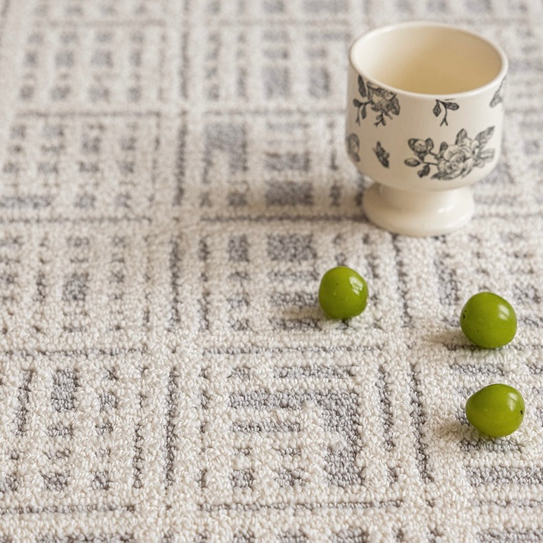 Classic Scandinavian 3D design Wilton woven carpet (Waterproof Carpet-13) 