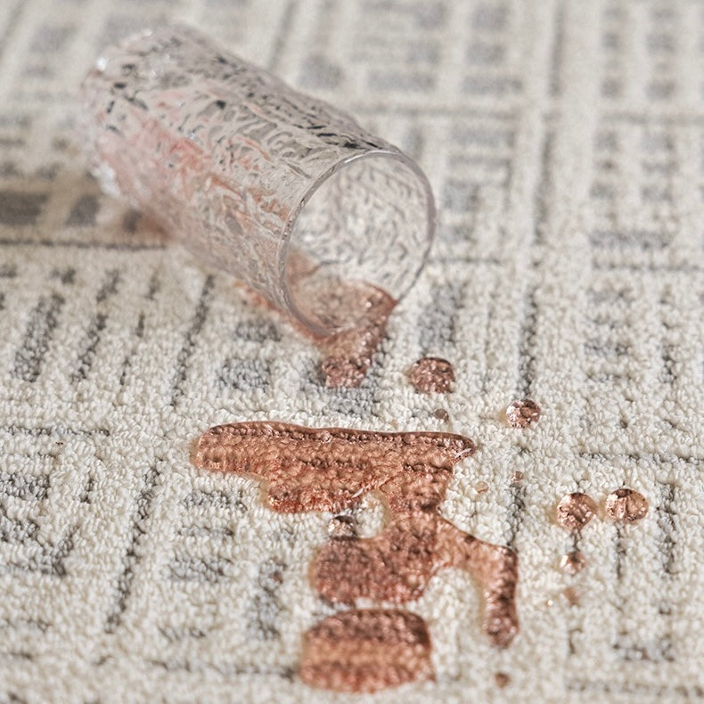 Classic Scandinavian 3D design Wilton woven carpet (Waterproof Carpet-13) 