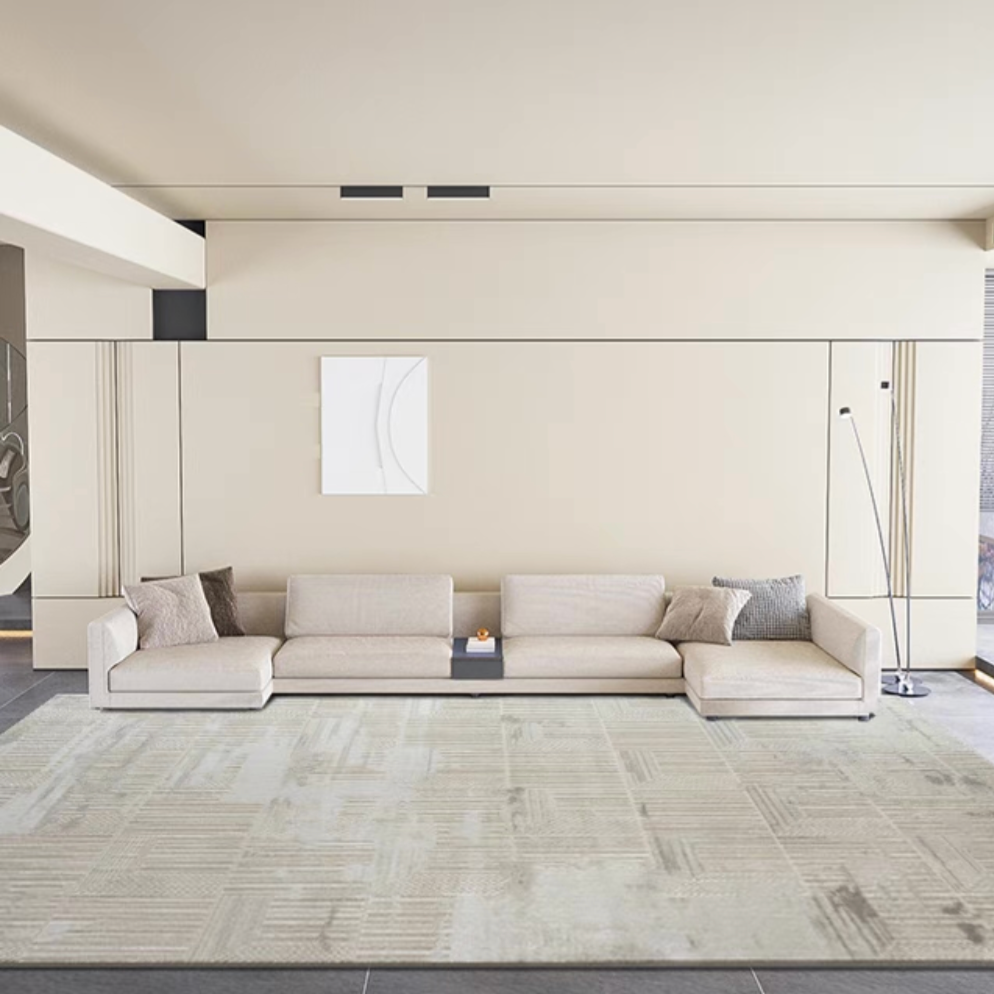 Classic Nordic 3D design Wilton woven carpet (Glacier) 