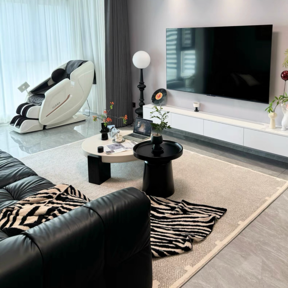 Classic Scandinavian 3D design Wilton woven carpet (Cloud) 