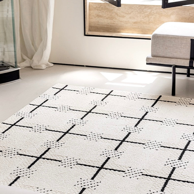 Classic Scandinavian 3D design Wilton woven carpet (Waterproof Carpet-18) 
