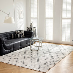 Classic Scandinavian 3D design Wilton woven carpet (Waterproof Carpet-14) 