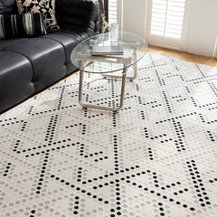 Classic Scandinavian 3D design Wilton woven carpet (Waterproof Carpet-14) 