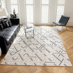 Classic Scandinavian 3D design Wilton woven carpet (Waterproof Carpet-14) 