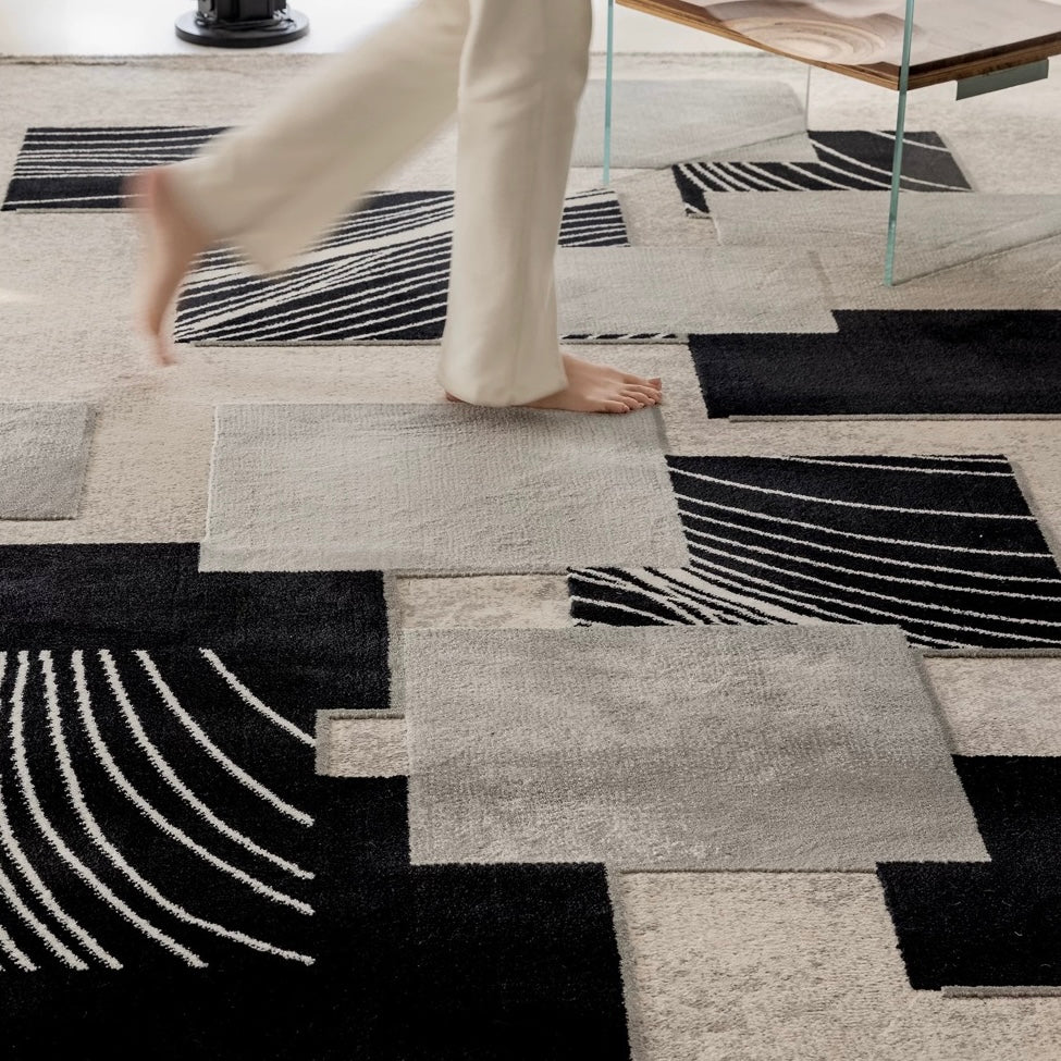 Classic Nordic 3D design Wilton woven carpet (Embossed) 