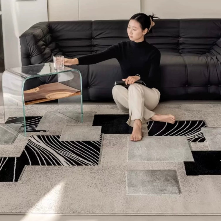 Classic Nordic 3D design Wilton woven carpet (Embossed) 