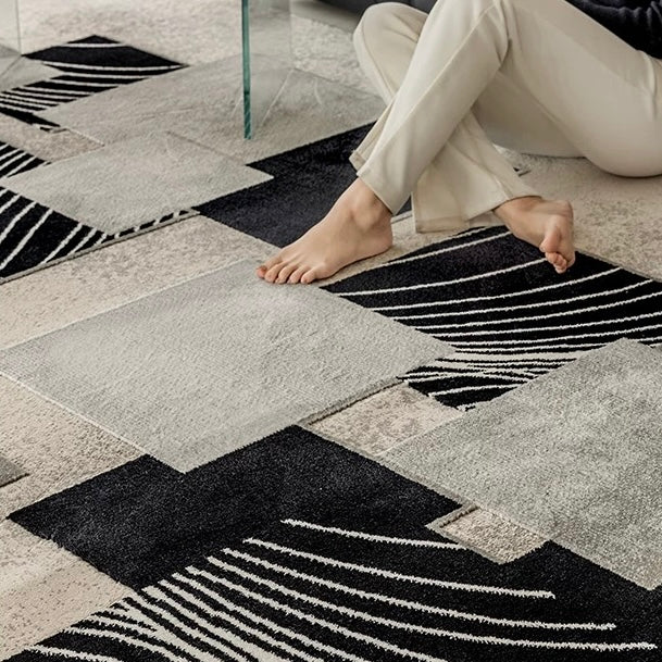 Classic Nordic 3D design Wilton woven carpet (Embossed) 