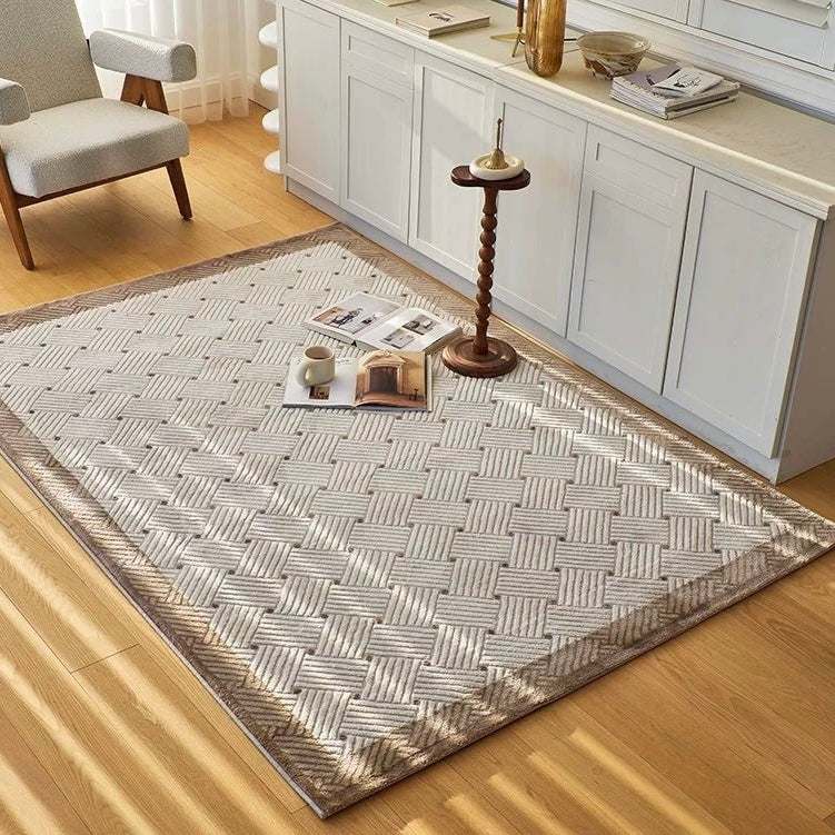 Classic Scandinavian 3D design Wilton woven carpet (Square) 