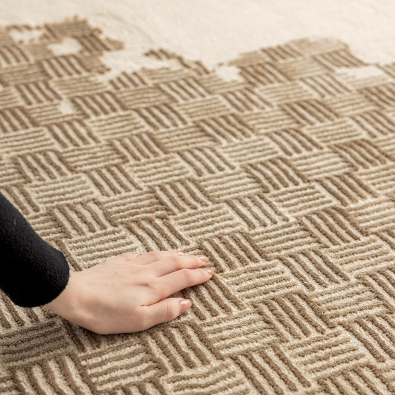 Classic Scandinavian 3D design Wilton woven carpet (Brussels) 