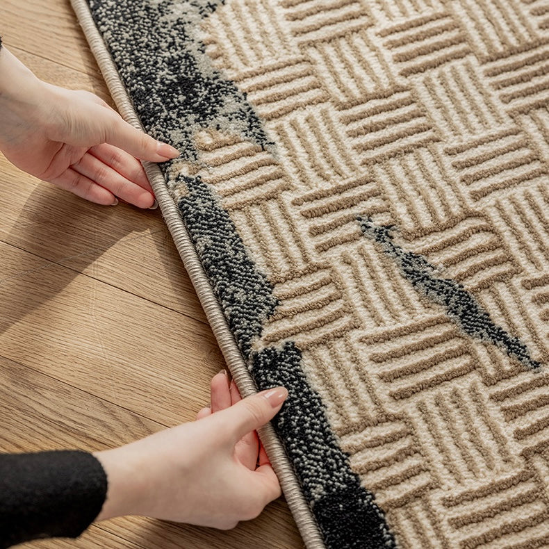 Classic Scandinavian 3D design Wilton woven carpet (Brussels) 