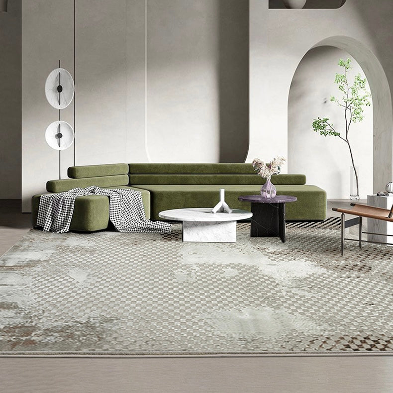 Classic Scandinavian 3D design Wilton woven carpet (Brussels) 