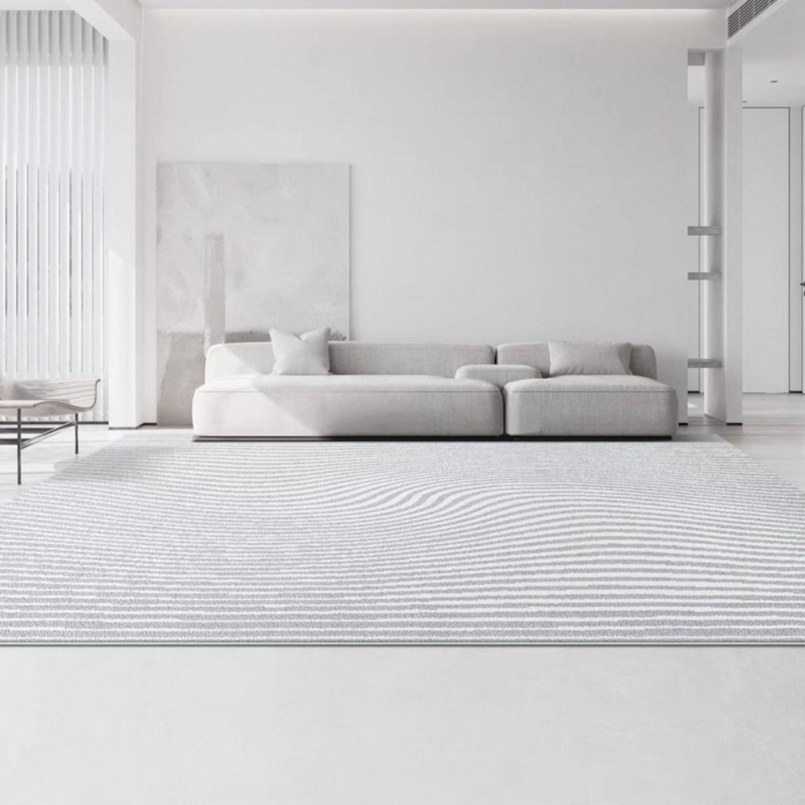Kaidi, a classic Scandinavian 3D design Wilton woven carpet 